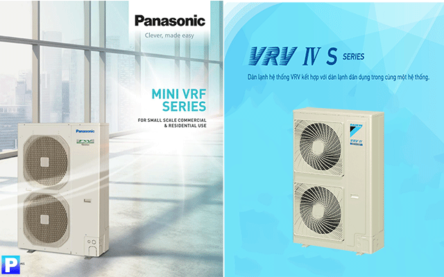 So sánh Panasonic Mini FSV và Daikin VRV IVs