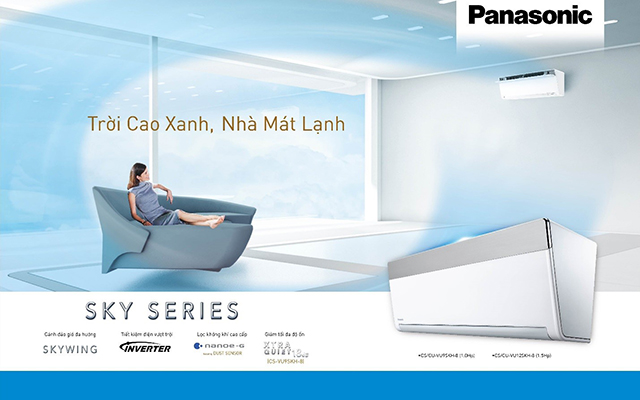 Dòng Panasonic Sky Series tích hợp nhiều công nghệ hiện đại. 