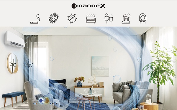 Công nghệ nanoe-x giúp mang lại không gian trong lành, thư giãn cho người dùng