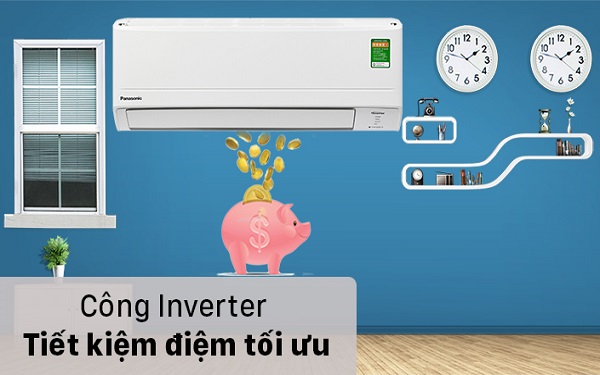 Điều hòa Inverter có khả năng tiết kiệm điện năng lên đến 40%