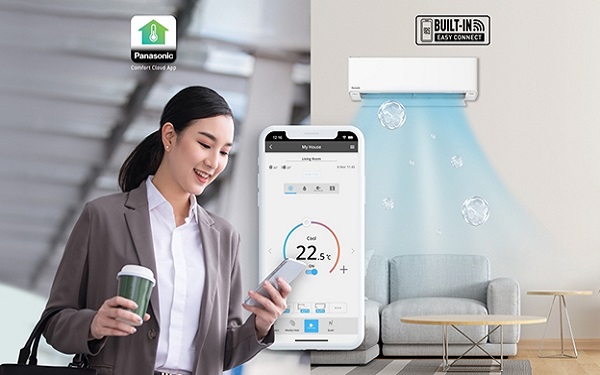 Kết nối thông minh Panasonic Comfort Cloud cho phép người dùng điều khiển nhiều máy lạnh tại cùng một điểm