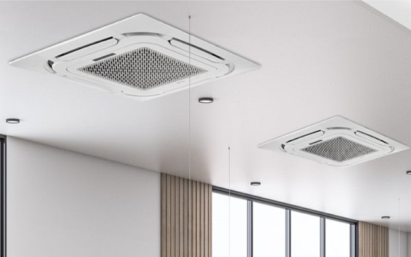 Điều hòa âm trần cassette có tính thẩm mỹ cao, phù hợp với không gian rộng