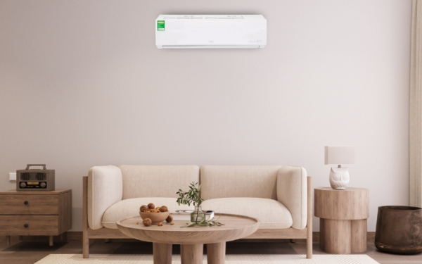 Với phòng khách nên lựa chọn điều hòa có công suất 12.000 BTU