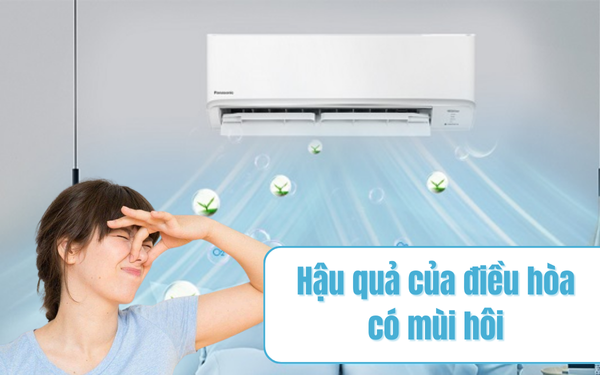 Có thể ảnh hưởng sức khỏe khi dùng điều hòa có mùi hôi lâu dài