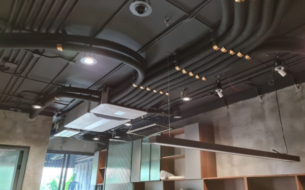Ống gió cấp khí tươi âm trần thẩm mỹ