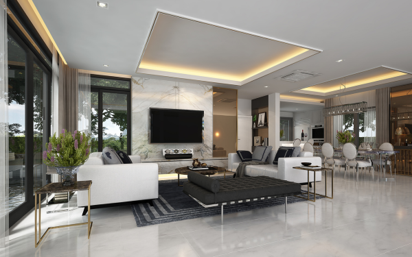 Tone trắng - đen vừa đơn gian, vừa tinh tế