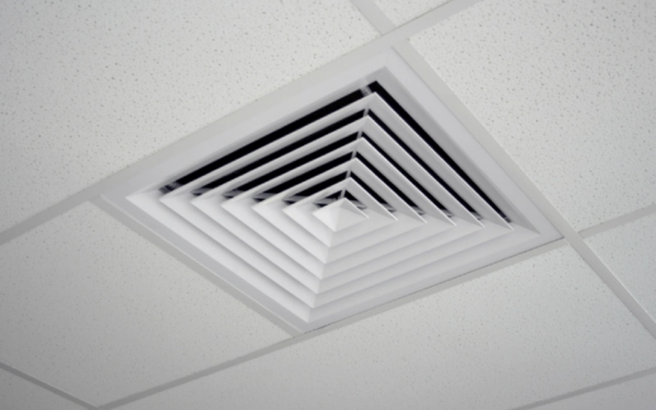 Cửa gió khuếch tán vuông phân phối gió đồng đều, tính thẩm mỹ cao