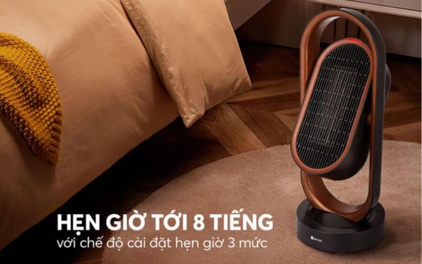 Máy sưởi sở hữu thiết kế hiện đại, đa dạng chủng loại