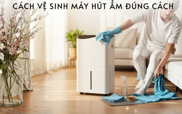 Sử dụng khăn mêm vệ sinh toàn bộ bề mặt máy
